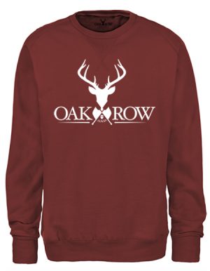 Waterside Crewneck Sweater in Burgundy