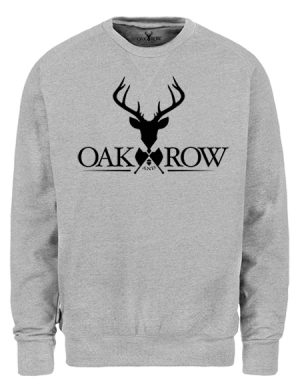 Waterside Crewneck Sweater in Grey