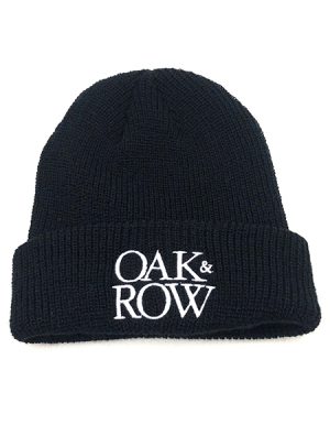 Knit Embroidered Toque in Black